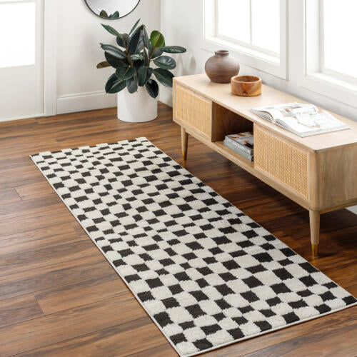 Livabliss Freud Machinaal Geweven Vloerkleed — Ivoor / Zwart | FEU-2302 - colour & pattern