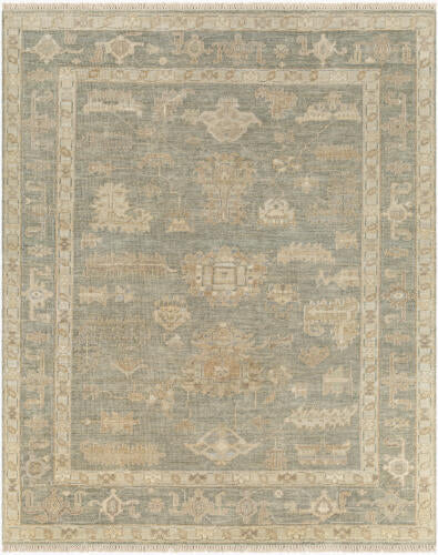 Antalya Handmade Wool Rug — Blue / Sand | AAT-2306 - performance