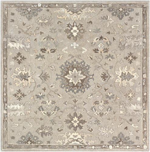 Caesar Handgemaakt Wollen Vloerkleed — Grijs / Taupe | CAE-1197