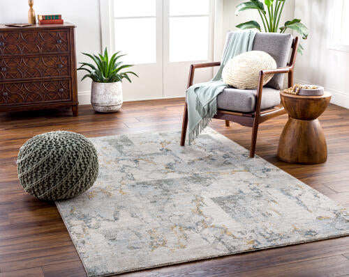 Livabliss Dresden Machinaal Geweven Vloerkleed — Taupe / Multi | DRE-2301
