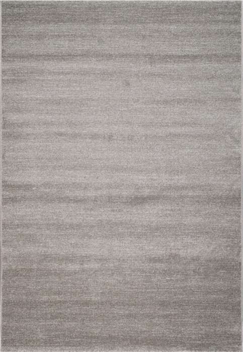 7'x10' Hoogwaardig modern minimalistisch vloerkleed van polyester - grijs (machinaal geweven)
