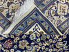 8'x10' Hand-Knotted Chobi Navy/Ivory Area Rug – KB Rugs
