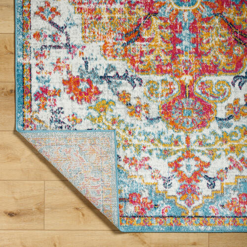 Livabliss Harput machinaal geweven vloerkleed — Multi / Bright | HAP-1067 - construction