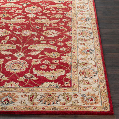 Caesar Handmade Wool Rug — Rust / Ivory Multi | CAE-1022