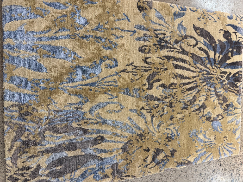 60x90 cm handgeknoopt Nepalees vloerkleed van 100% wol