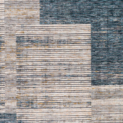 Livabliss Cardiff machinaal geweven vloerkleed — Blauw / Grijs | CDF-2312