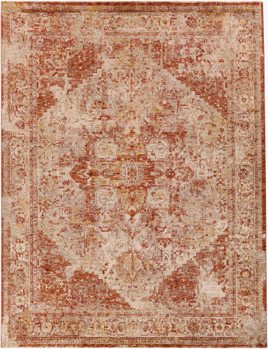 Livabliss Mirabel Machinaal Geweven Vloerkleed — Stoffig Koraal / Beige | MBE-2304 - performance