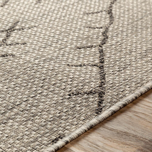 Livabliss Eagean Machine Woven Rug — Taupe / Charcoal | EAG-2328