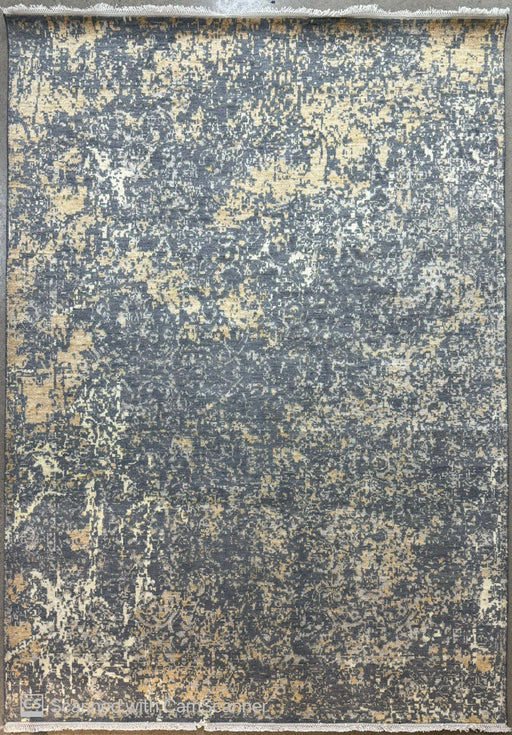 8'x10' Hand-Knotted Tibetan Golden/Grey Area Rug – KB Rugs