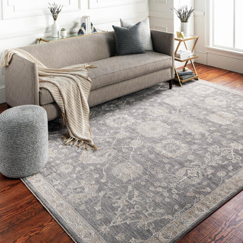 Avant Garde Machinaal Geweven Vloerkleed — Grijs/Salie | AVT-2306 - colour & pattern
