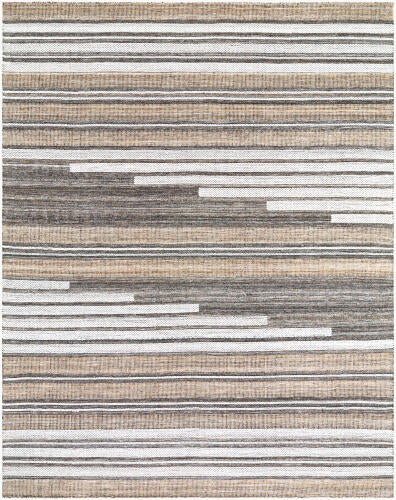 Azalea Handgemaakt Vloerkleed — Zwart / Tan | AZA-2334 - performance
