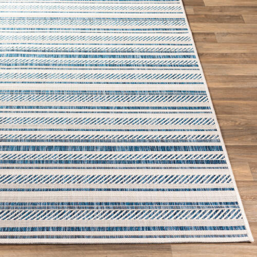 Livabliss Eagean Machine Woven Rug — Blue / Ivory | EAG-2337