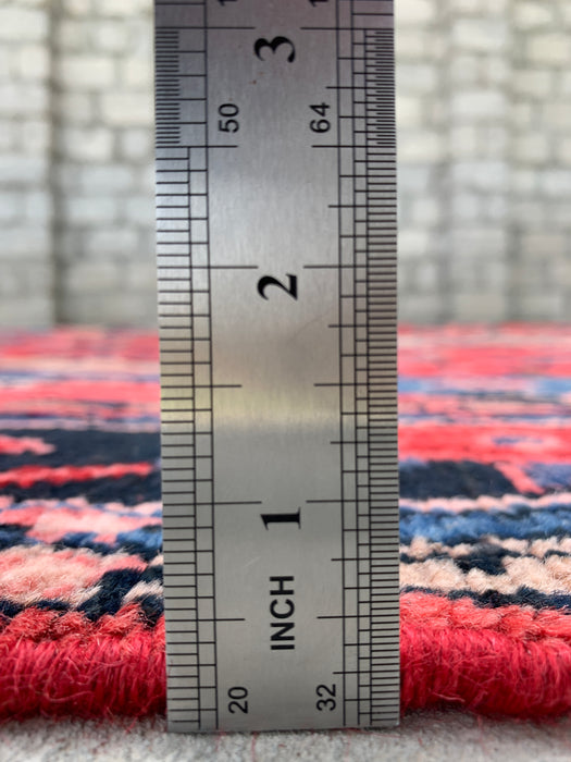 10'2 x 7'3 handgeknoopt Perzisch wollen tapijt - Koraalkleurig bloemenmedaillonontwerp - KBHM-1000