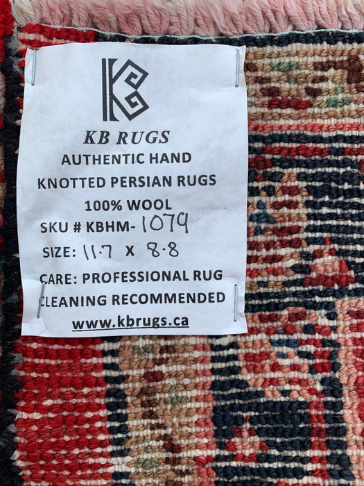 KBHM-1079 Handgeknoopt Perzisch wollen tapijt – 353 cm x 264 cm Rood, blauw & ivoor traditioneel vloerkleed