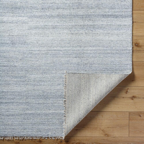 Epic Handmade Wool Rug — Light Blue | EPI-2307 - construction