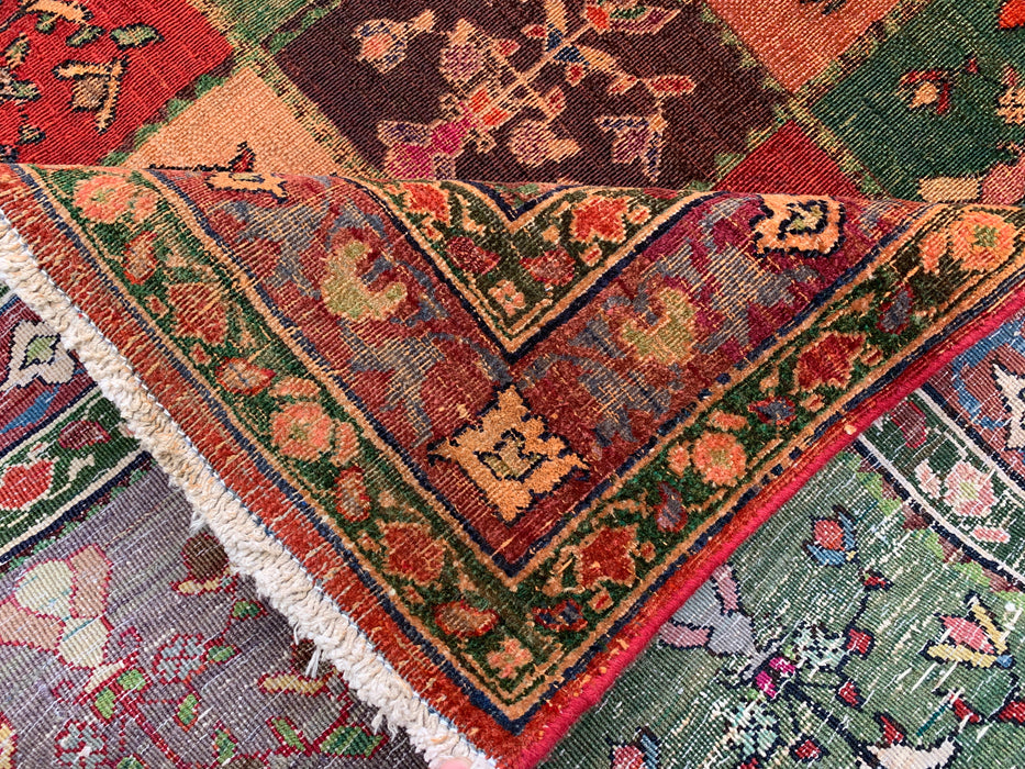 Hand-Knotted Persian Wool Rug 4'5 x 6'7 Multicolor Garden Panel Design | KBHM-1115