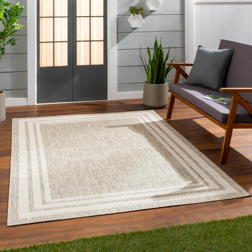 Livabliss Eagean Machinaal Geweven Vloerkleed — Lichtbeige | EAG-2366