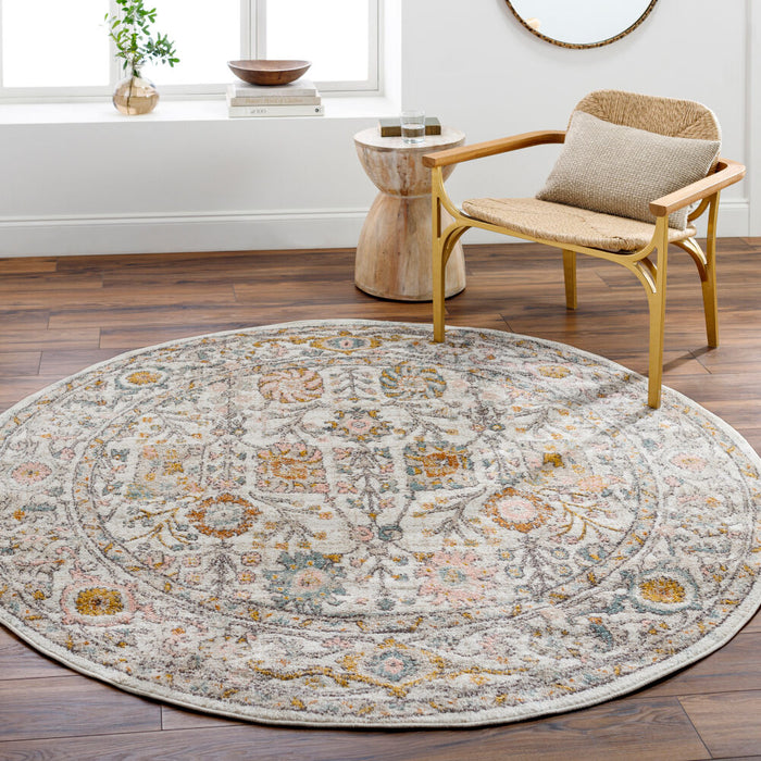 Ankara Machinaal Geweven Vloerkleed — Ivoor / Blush Multi | AKR-2332