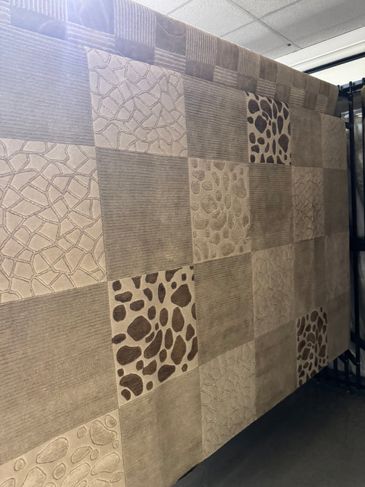 8x10 handgeknoopte wollen vloerkleden