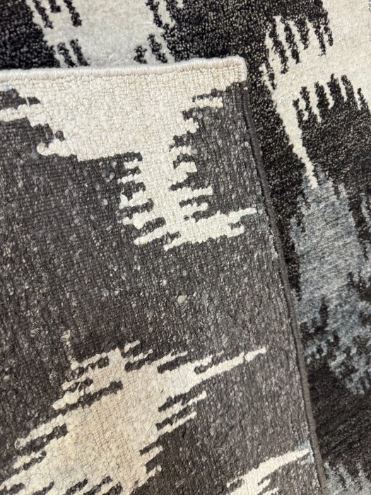 8'x10' Hand-Knotted Nepali Multi/Black Area Rug – KB Rugs
