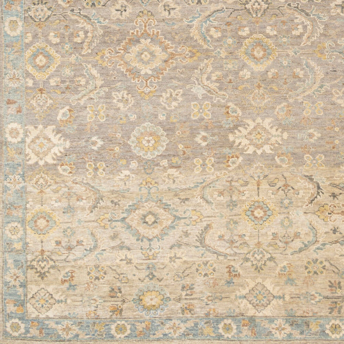 Anatolia handgeknoopt vloerkleed — Denim / Lichtbeige | ANY-2307