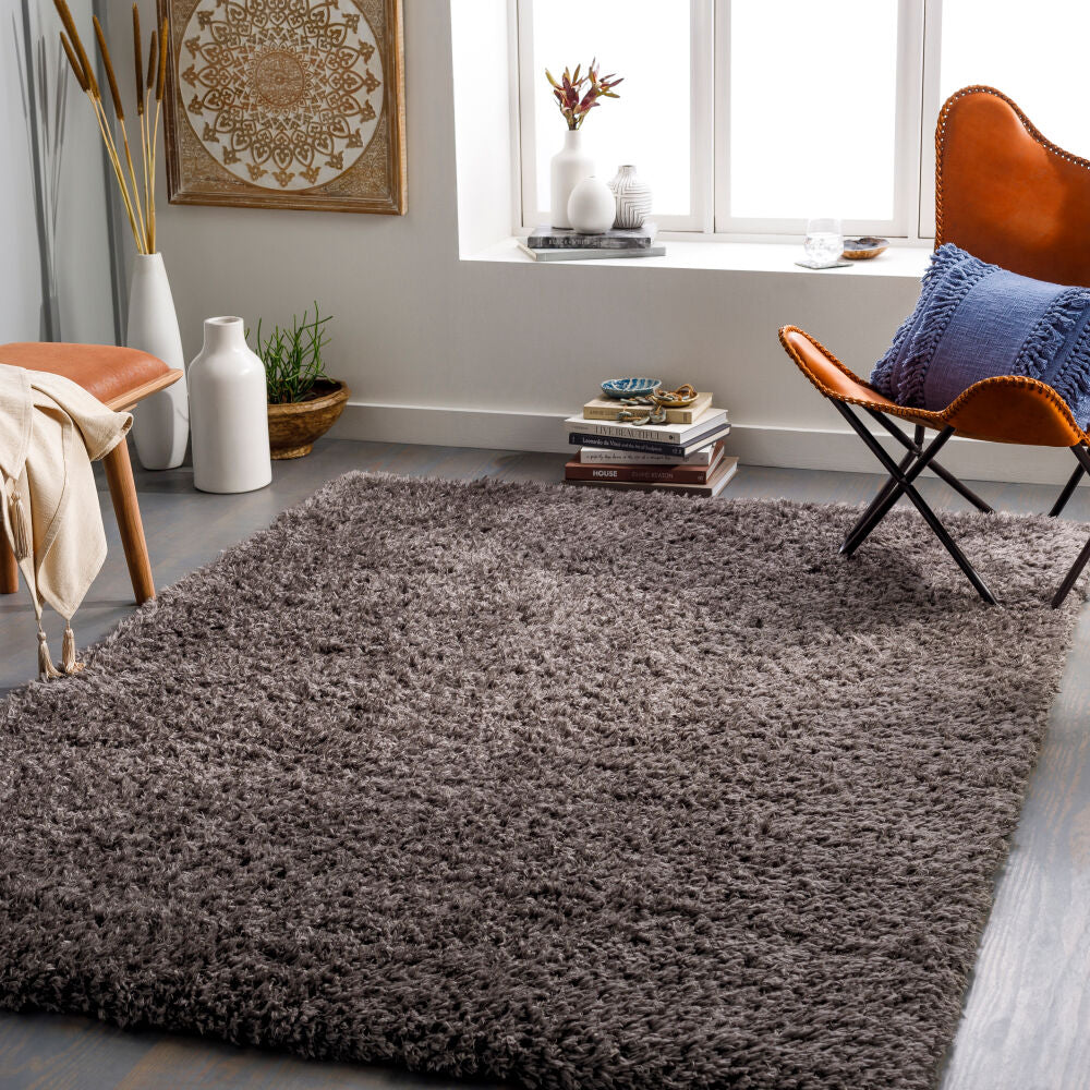 Angora Machinaal Geweven Vloerkleed — Houtskool | ANG-2300 - colour & pattern
