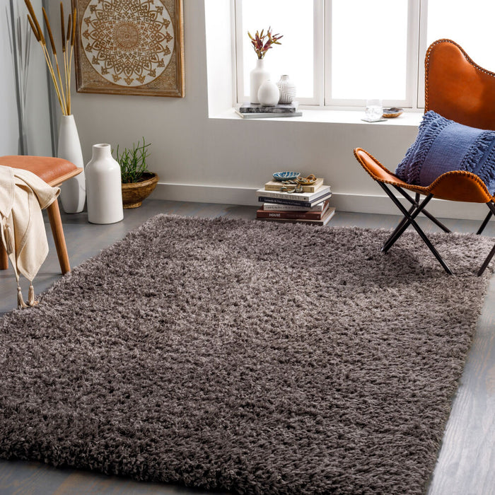 Angora Machinaal Geweven Vloerkleed — Houtskool | ANG-2300