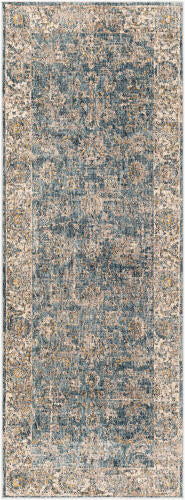 Livabliss Mirabel Machinaal Geweven Vloerkleed — Blauw / Beige | MBE-2305