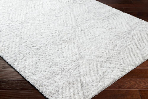 Cloudy Shag Machinaal Geweven Vloerkleed — Lichtgrijs | CDG-2320 no