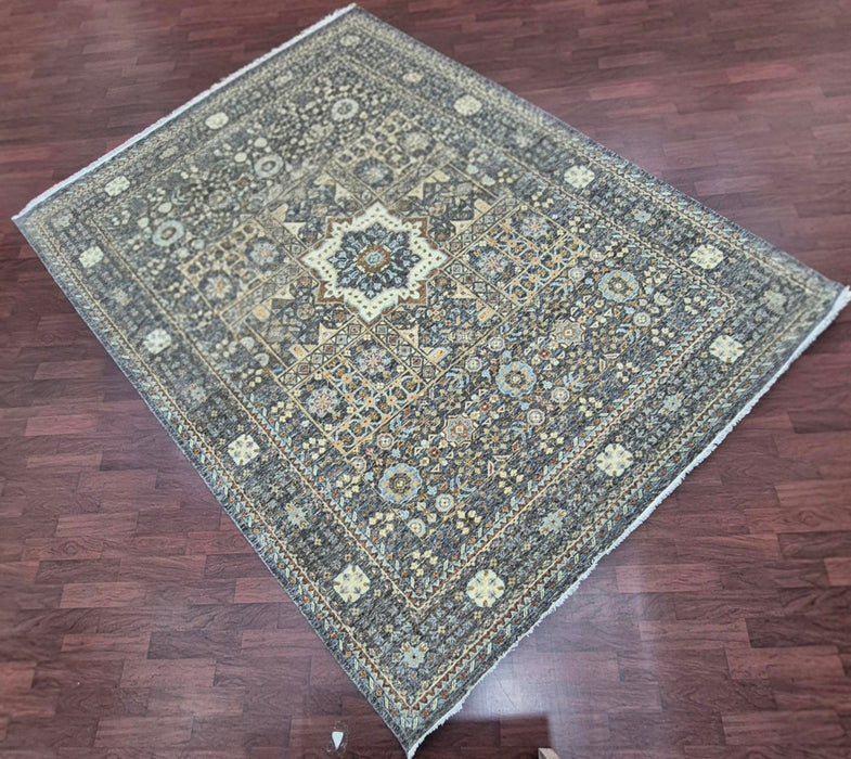 9x12 Hand Knotted Mumlook design Oriental Carpet