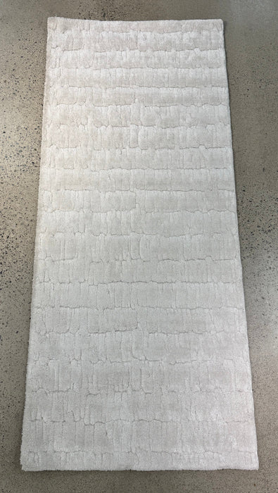 3'5" x 7'10" Belgium-Made Fine Quality Machine-Made Runner Rug - Ivory
