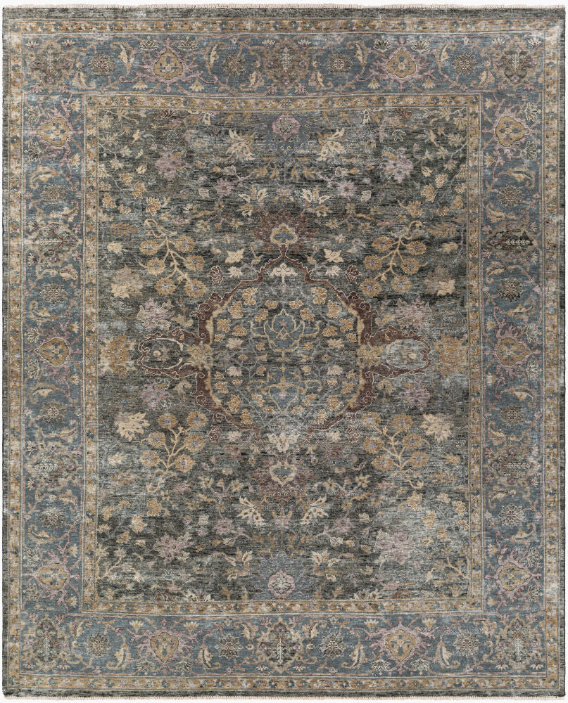 Anatolia Handgeknoopt Vloerkleed — Olijf / Mauve | ANY-2303 - performance