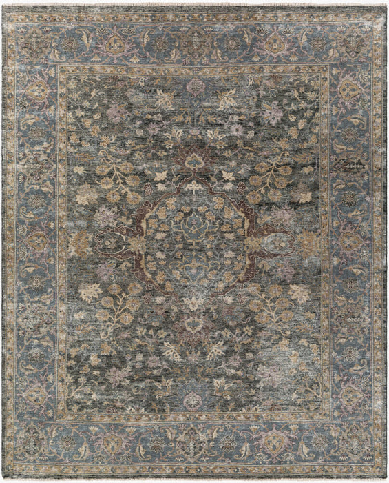 Anatolia Handgeknoopt Vloerkleed — Olijf / Mauve | ANY-2303
