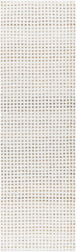 Ariel Handgeweven PET-vloerkleed — Wit / Taupe | AIL-2301