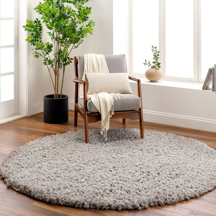 Angora Machinaal Geweven Vloerkleed — Medium Grijs | ANG-2302