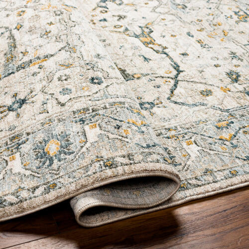 Livabliss Dresden Machine Woven Rug — Ivory / Mist | DRE-2309 - construction