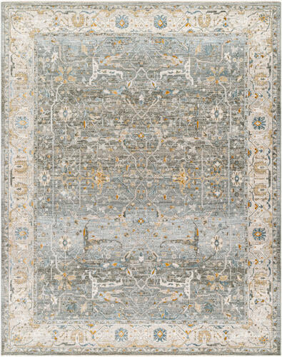 Livabliss Dresden machinaal geweven vloerkleed — Mist / Ivory | DRE-2310 - performance