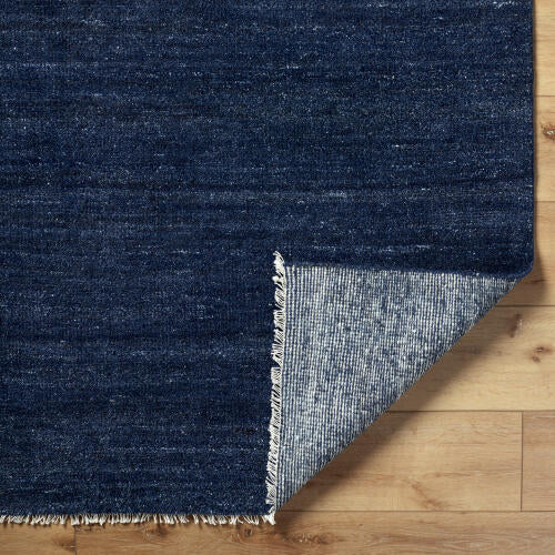 Episch handgemaakt wollen vloerkleed — Blauw | EPI-2300 - construction