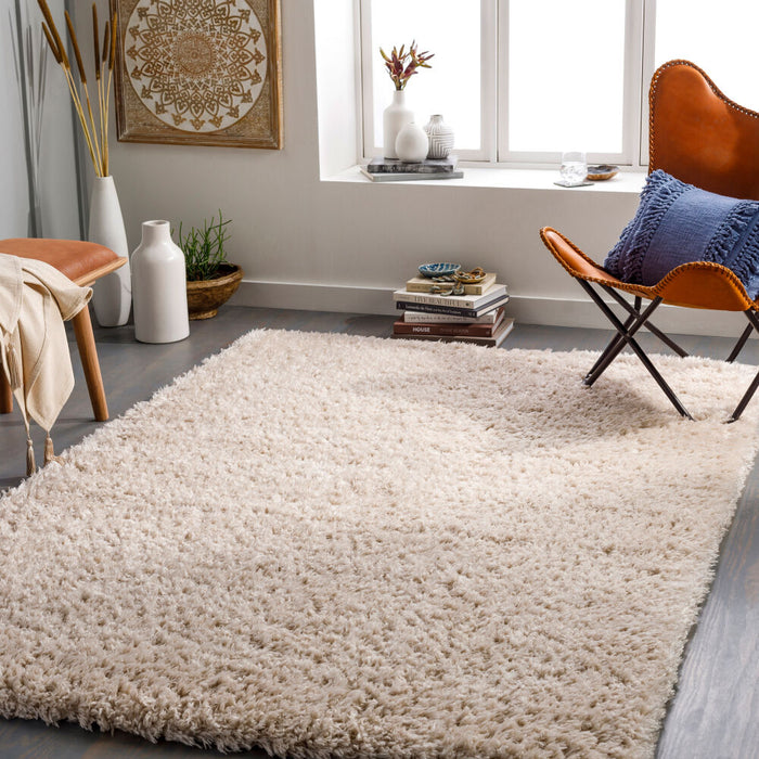 Angora Machinaal Geweven Vloerkleed — Havermout | ANG-2301