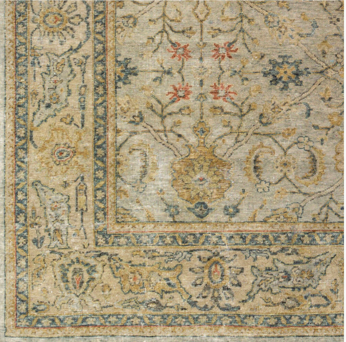 Anatolia Handgeknoopt Vloerkleed — Olijf / Tan | ANY-2300