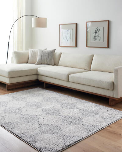 Livabliss Freud Machinaal Geweven Vloerkleed — Ivoor / Houtskool | FEU-2332 - colour & pattern