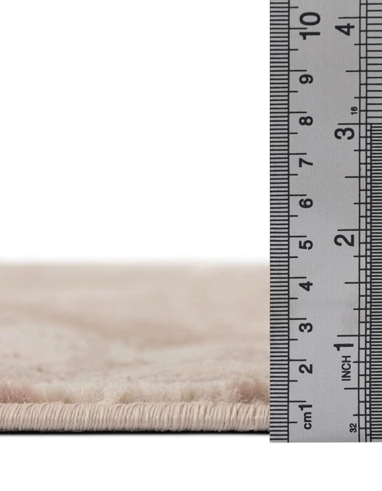 Oregon getextureerd laagpolig vloerkleed – Ivoor / Beige / Grijs – 244 x 335 cm