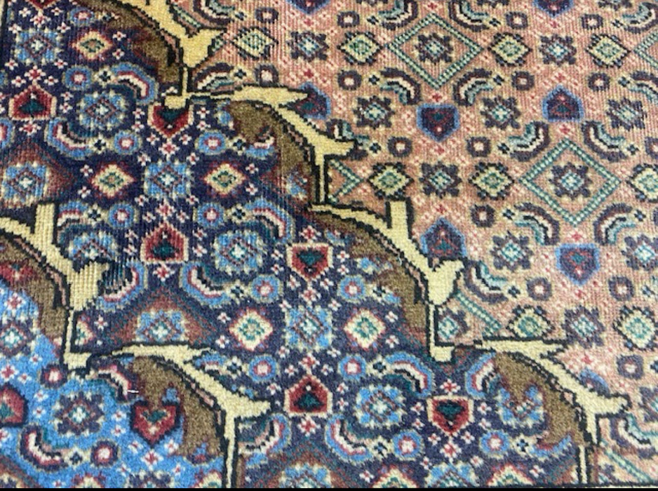 7'x10' Hand-Knotted Persian Beige/Blue Area Rug – KB Rugs