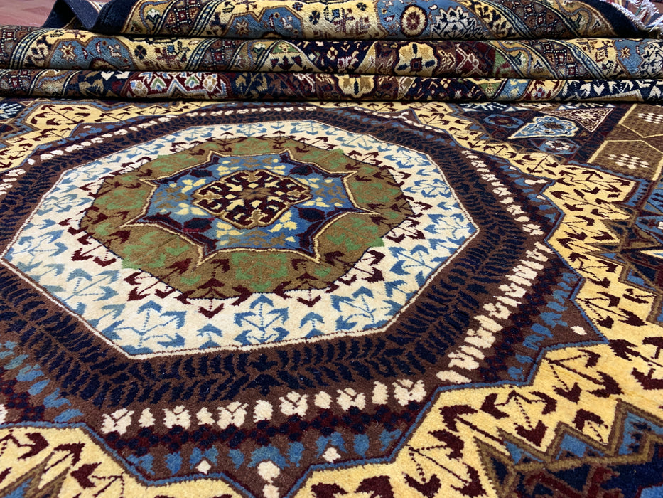 10' x 13’ Mamluk — Handgeknoopt wollen tapijt