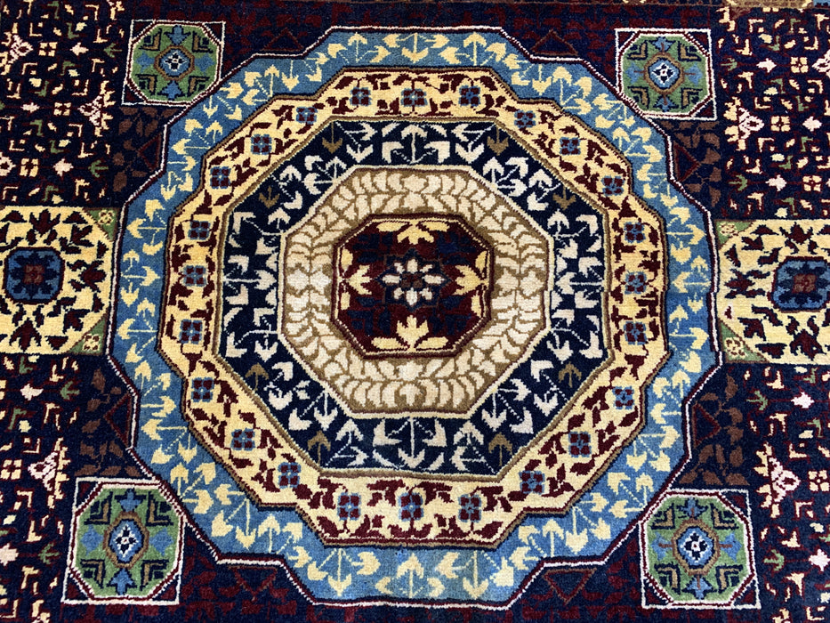 10' x 13’ Mamluk — Handgeknoopt wollen tapijt