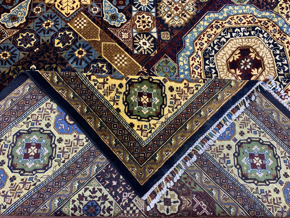 10' x 13’ Mamluk — Handgeknoopt wollen tapijt