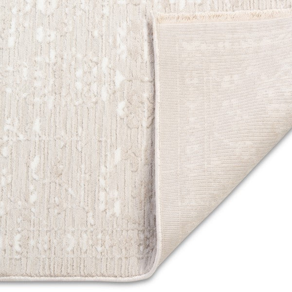 Greige Minimalistisch Textuur Vloerkleed – Onderhoudsvriendelijk Turks Machinaal Geweven (0,6 cm Poolhoogte)