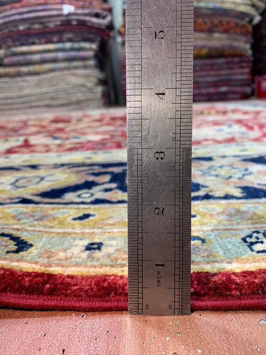 8'x10' Hand-Knotted Chobi Red/Multi Area Rug – KB Rugs