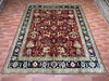 8'x10' Hand-Knotted Chobi Red/Multi Area Rug – KB Rugs