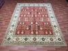 8'x10' Hand-Knotted Chobi Orange/Multi Area Rug – KB Rugs